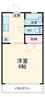 フジコーポ平川【1階】の間取り