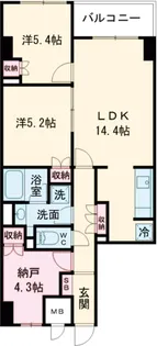 サンジョイアゼロ【5階】の間取り