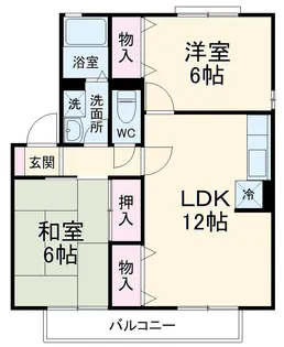 セジュールアネシス I【2階】の間取り