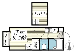 カーサ・ドマール【202号室】の間取り