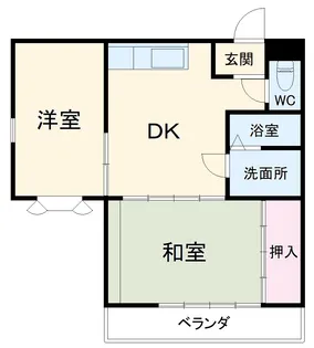 エクメーネ加藤Ⅴ【202号室】の間取り