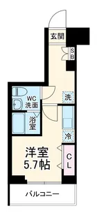 GENOVIA妙典【301号室】の間取り