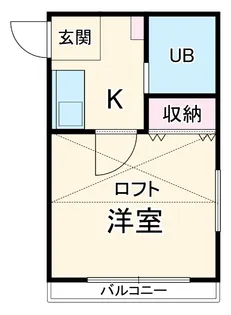 インペリアル【2-103号室】の間取り