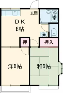 カメイハイツ【2階】の間取り