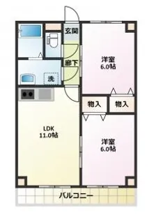 メゾン・ドゥ・セピアⅢ【3階】の間取り