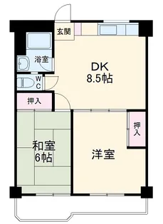 ヴィラ白幡【3階】の間取り