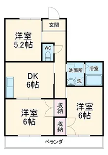 ピアハイツ【2階】の間取り