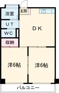 堀米ハイツ【1階】の間取り