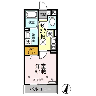 グランチェスタ南浦和【3階】の間取り