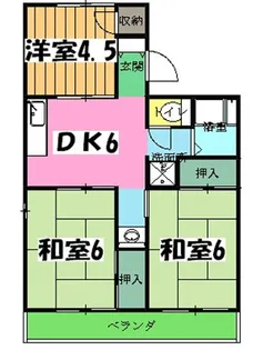 サンハイツⅡ【2階】の間取り