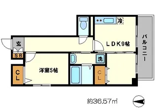 ベラジオ烏丸御池【3階】の間取り