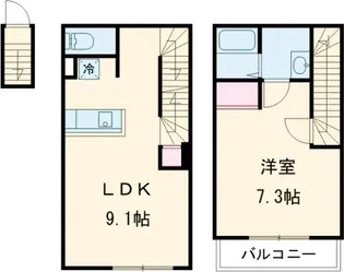 カインドネス柴又【2階】の間取り