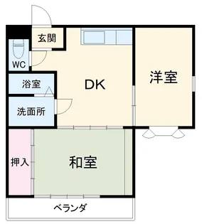 エクメーネ加藤Ⅴ【2階】の間取り