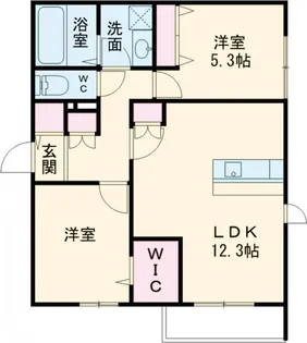 East field【1階】の間取り