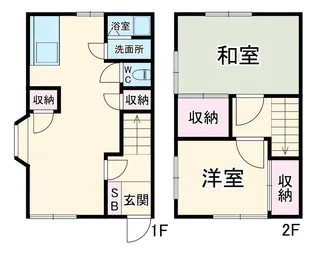 コーポ和【2号室】の間取り