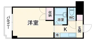 ジュネス蛍池【3階】の間取り