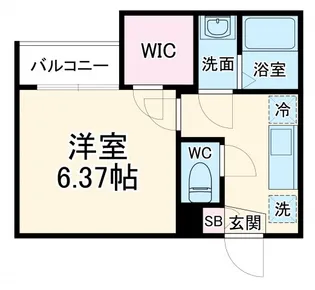 カインドネス海老名Ⅱ【3階】の間取り