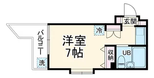 メゾン・ド・ミュール【2階】の間取り