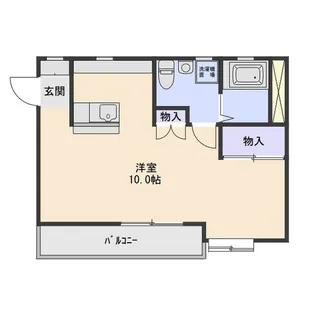 ユーズハウスII【206号室】の間取り