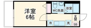 ウエストコート大和田【201号室】の間取り