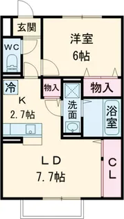 アゼリア【2階】の間取り