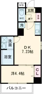 ALIVIS西葛西SULISTA【7階】の間取り