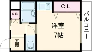 アンフィニィ・橋の内Ⅲ【4階】の間取り
