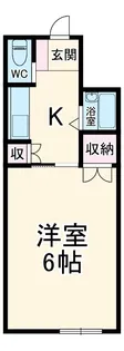 クロノス南矢名2番館【1階】の間取り