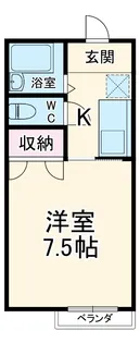 クロノス南矢名1番館【1階】の間取り