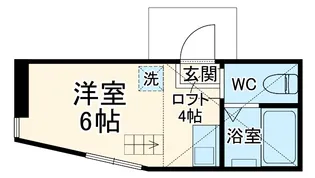 ユナイト星川シューデニッシュ【1階】の間取り