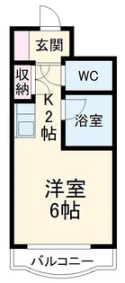 池場ハウス【2C号室】の間取り