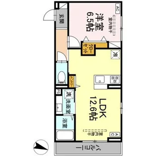 ザフィーア相南【3階】の間取り