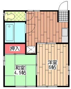 ボグナーハウス【1階】の間取り