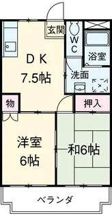 アーバニア武路【B201号室】の間取り