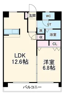 サンビーム八代【1階】の間取り