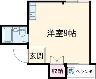 スチュディオエトレ88【1階】の間取り