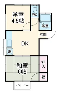すみれハイツ【2階】の間取り