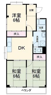 アネックス栄【201号室】の間取り