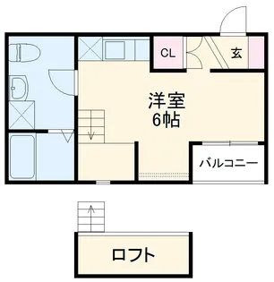 LE COCON 東中島町【1階】の間取り