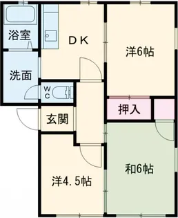 レジデンスみなみ【2階】の間取り