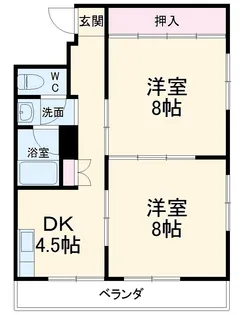 グリーンビル【501号室】の間取り