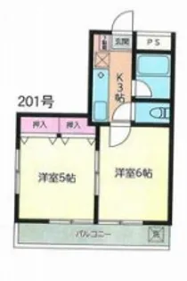 ボナール南台【2階】の間取り
