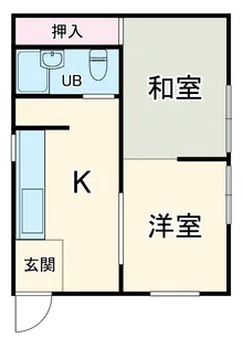 コーポレイⅠ【1階】の間取り