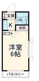 ローズアパートR54番館【2階】の間取り