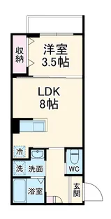 LOTUS CHIBA【1階】の間取り