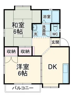 グランデーヌ【2階】の間取り