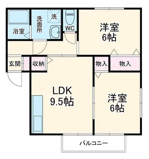 ハイツカローラ【1階】の間取り