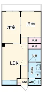 スカイハイツ【B302号室】の間取り