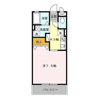 雅美コーポ【3階】の間取り