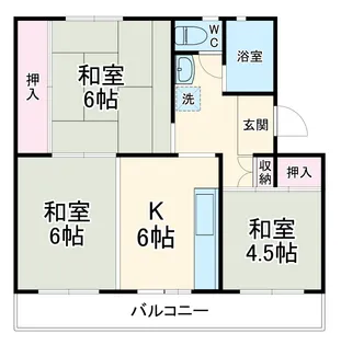 高州3丁目団地【2階】の間取り